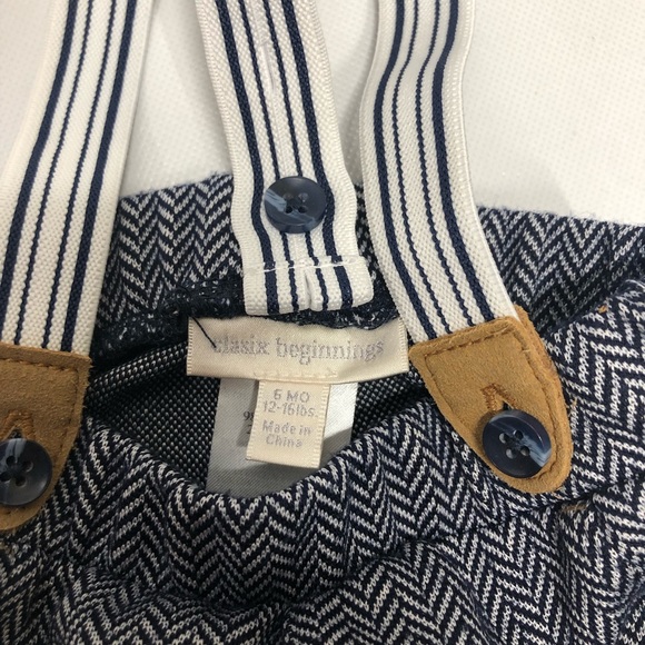 Clasix Beginnings Navy/White Baby Pants - Picture 2 of 2